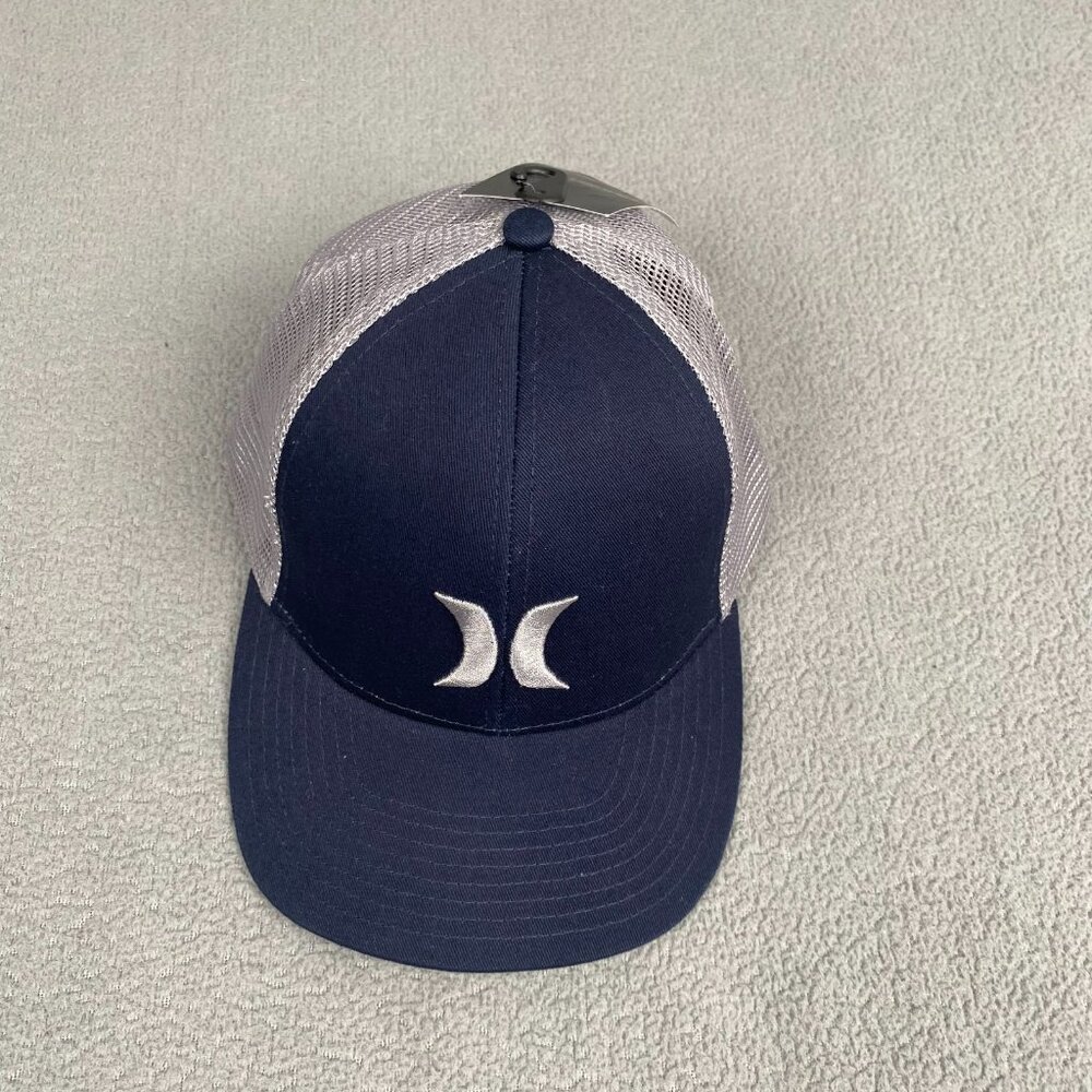 Hurley Sportswear Trucker SnapBack Hat Cap Blue Adult,Adjustable,One Size - Picture 1 of 8